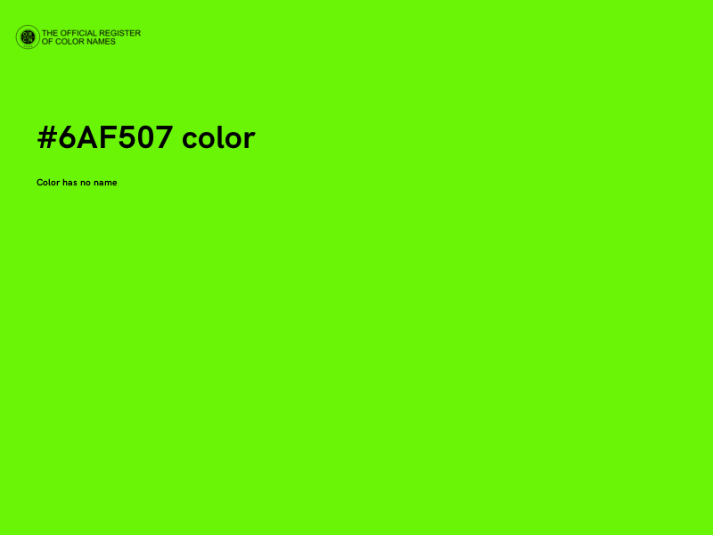 #6AF507 color image