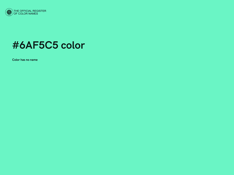 #6AF5C5 color image