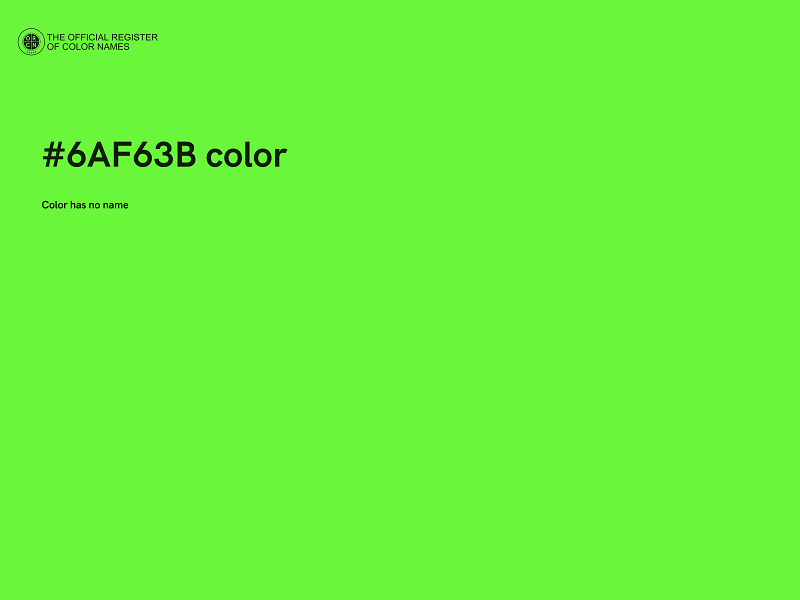 #6AF63B color image
