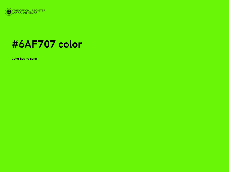 #6AF707 color image