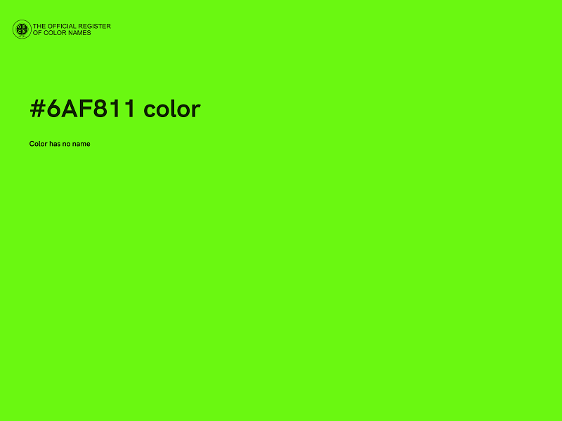 #6AF811 color image