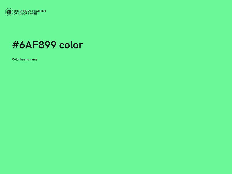 #6AF899 color image