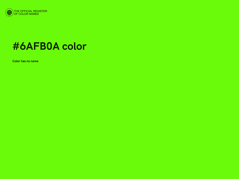 #6AFB0A color image