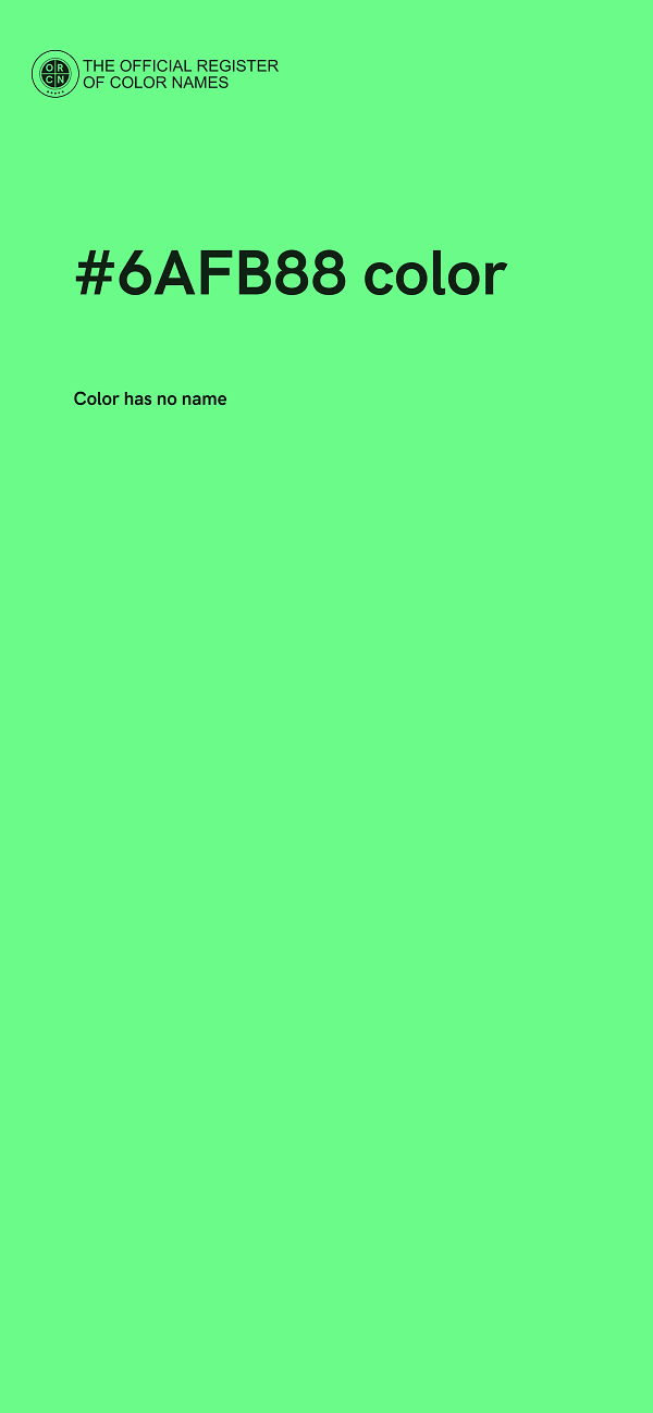 #6AFB88 color image