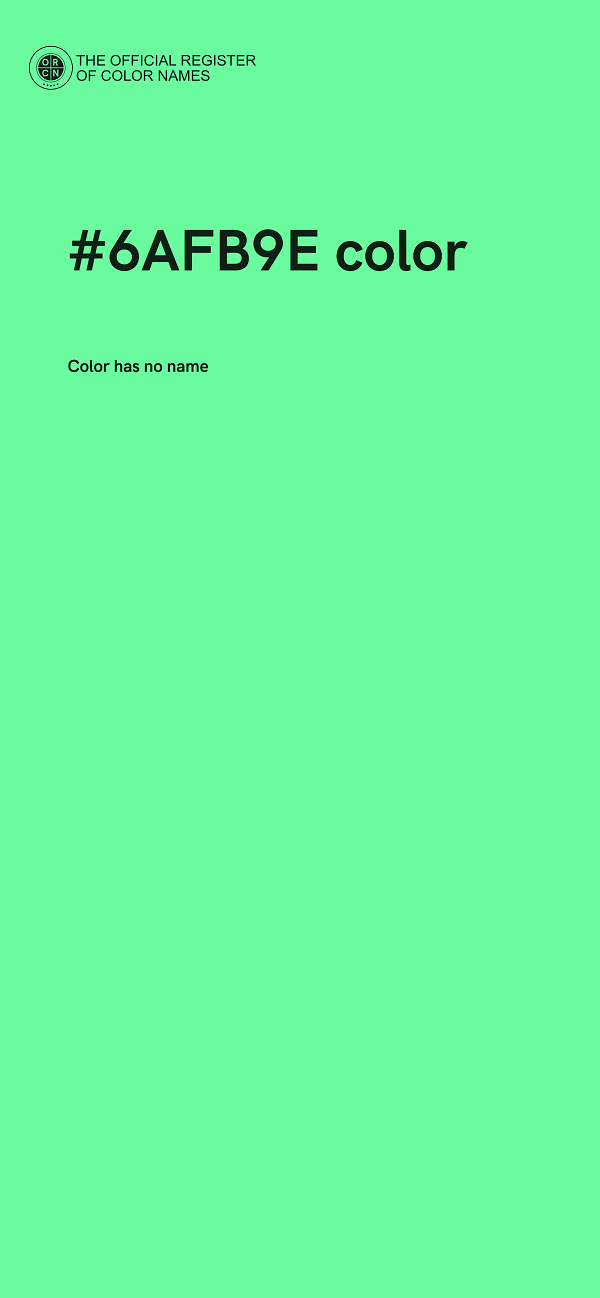 #6AFB9E color image