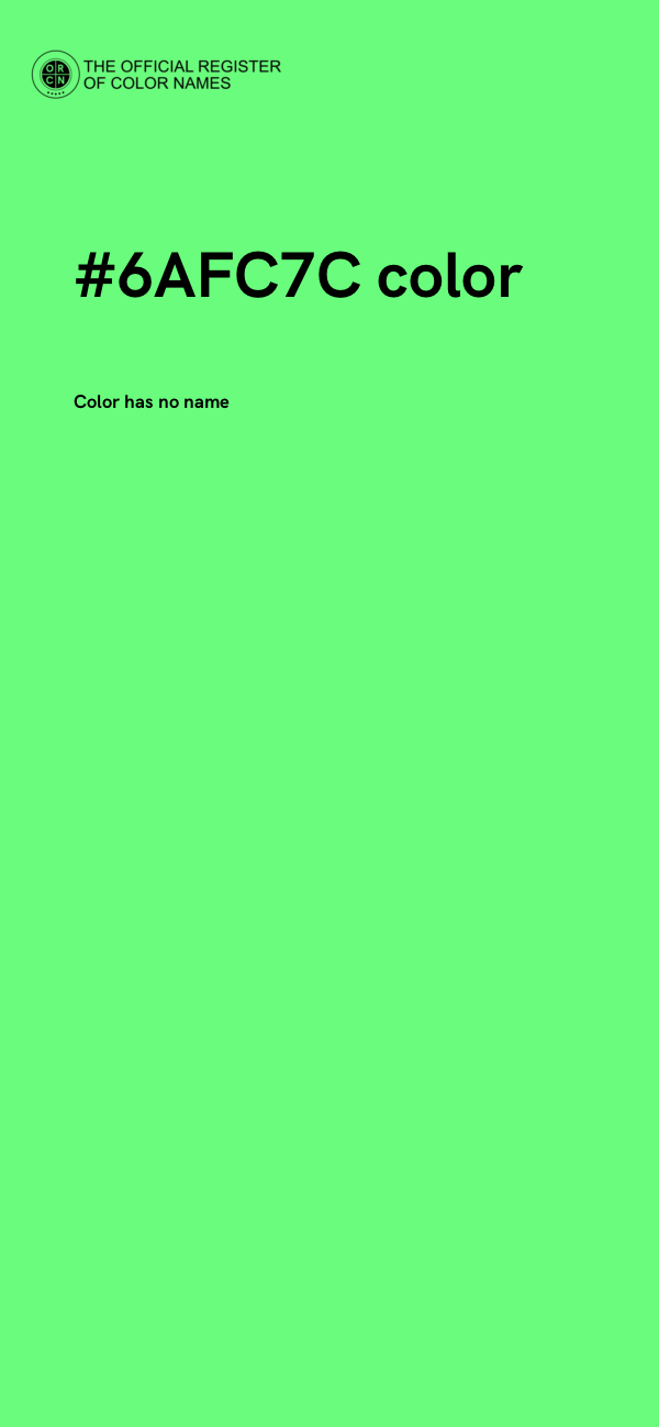 #6AFC7C color image