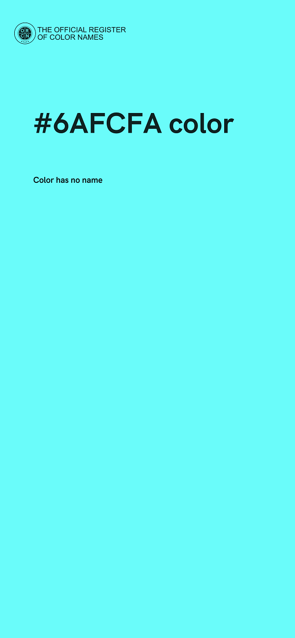 #6AFCFA color image