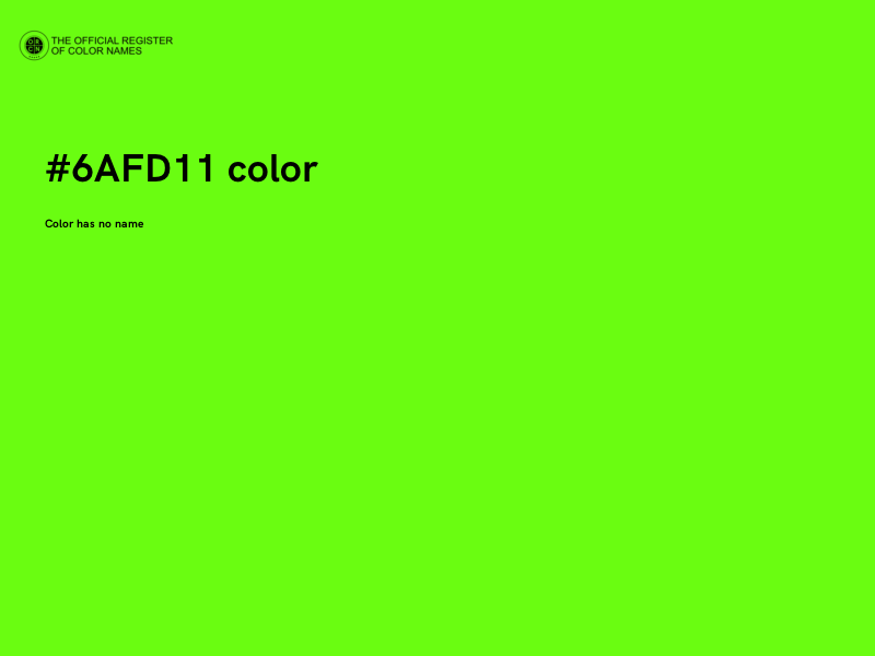 #6AFD11 color image