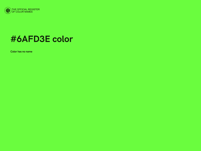 #6AFD3E color image
