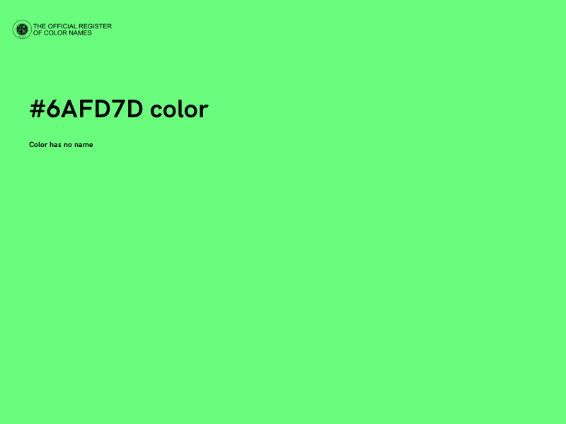 #6AFD7D color image