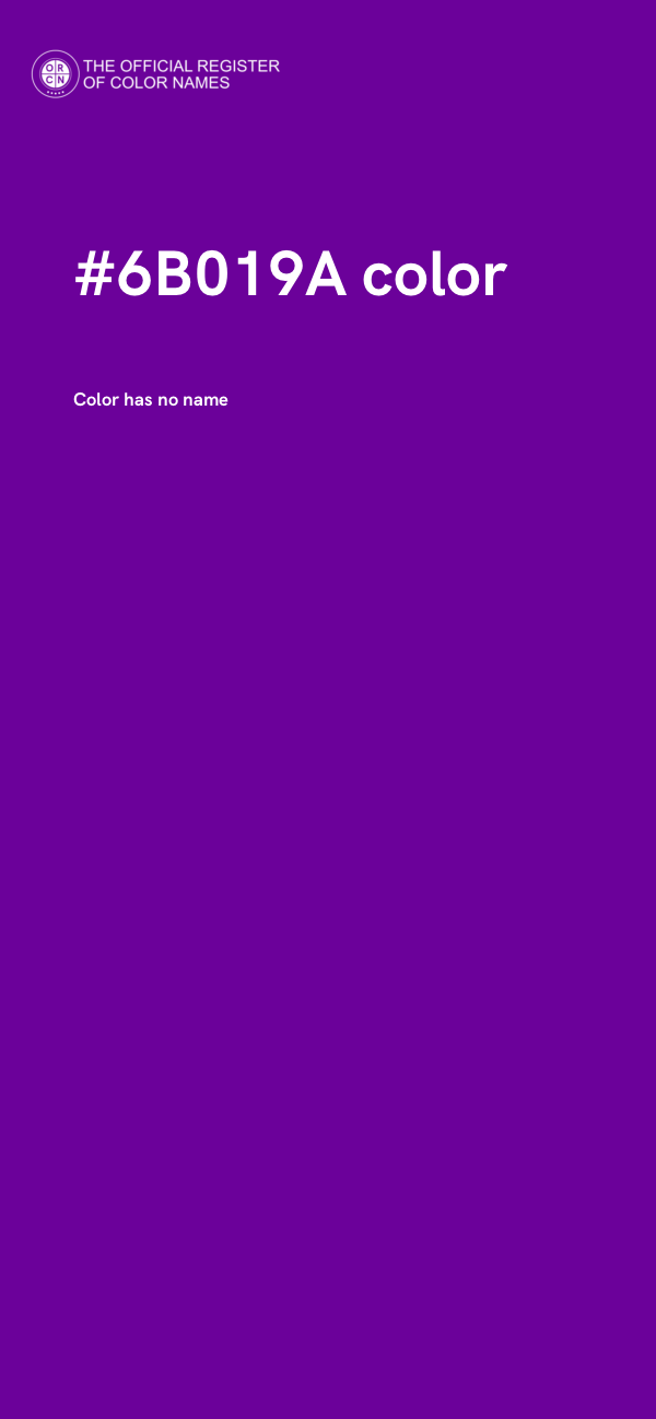 #6B019A color image