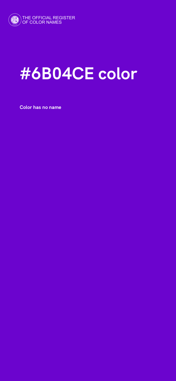 #6B04CE color image
