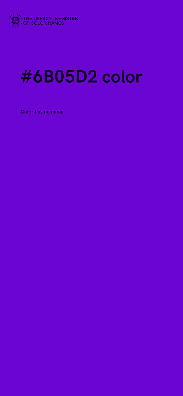 #6B05D2 color image