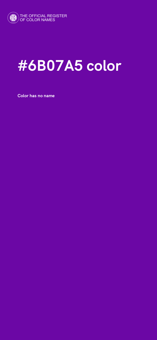 #6B07A5 color image