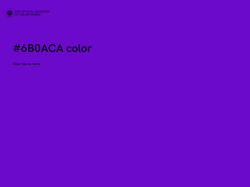 #6B0ACA color image