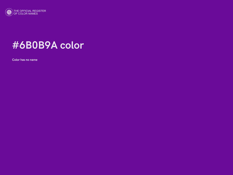 #6B0B9A color image