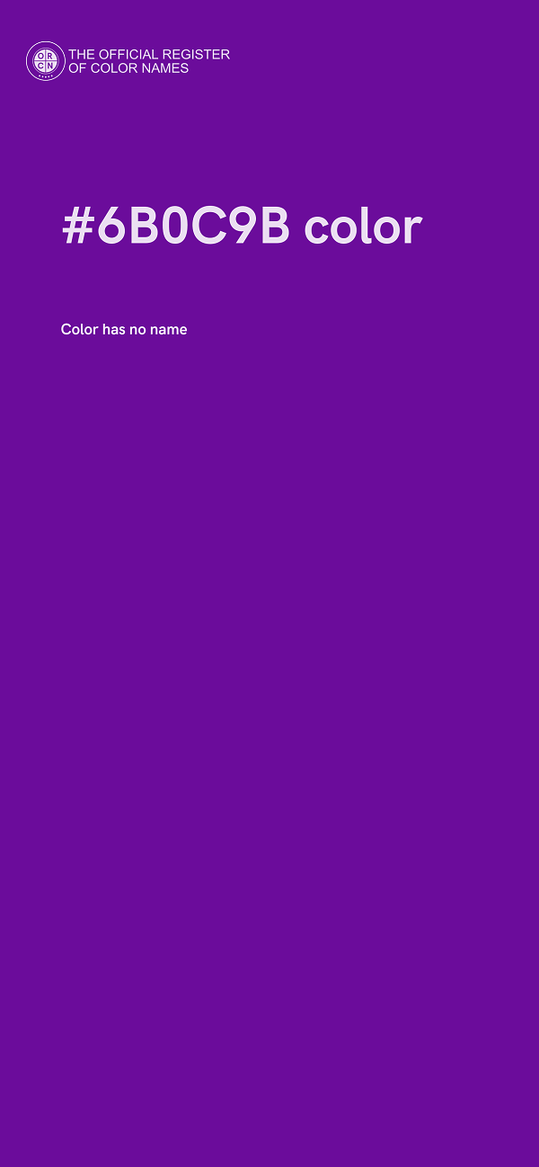 #6B0C9B color image