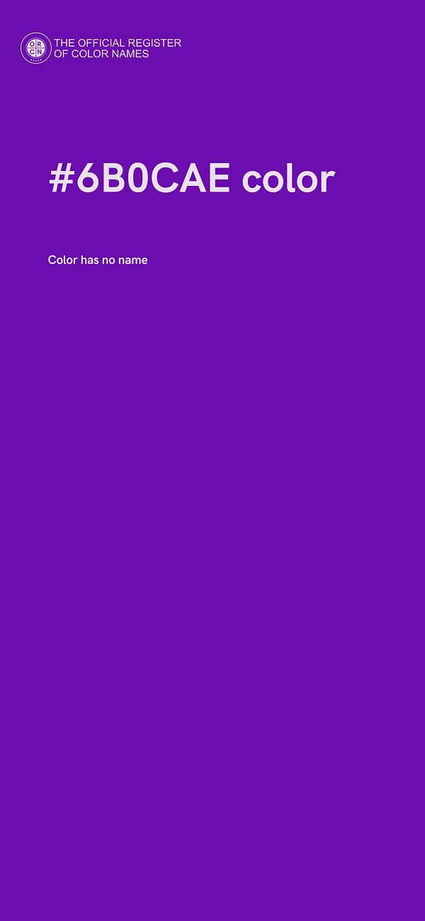#6B0CAE color image
