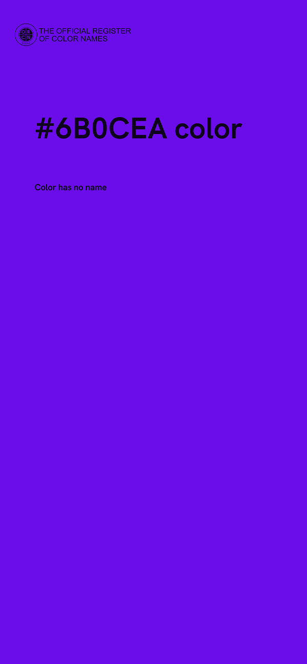 #6B0CEA color image