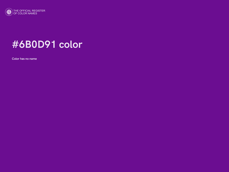 #6B0D91 color image