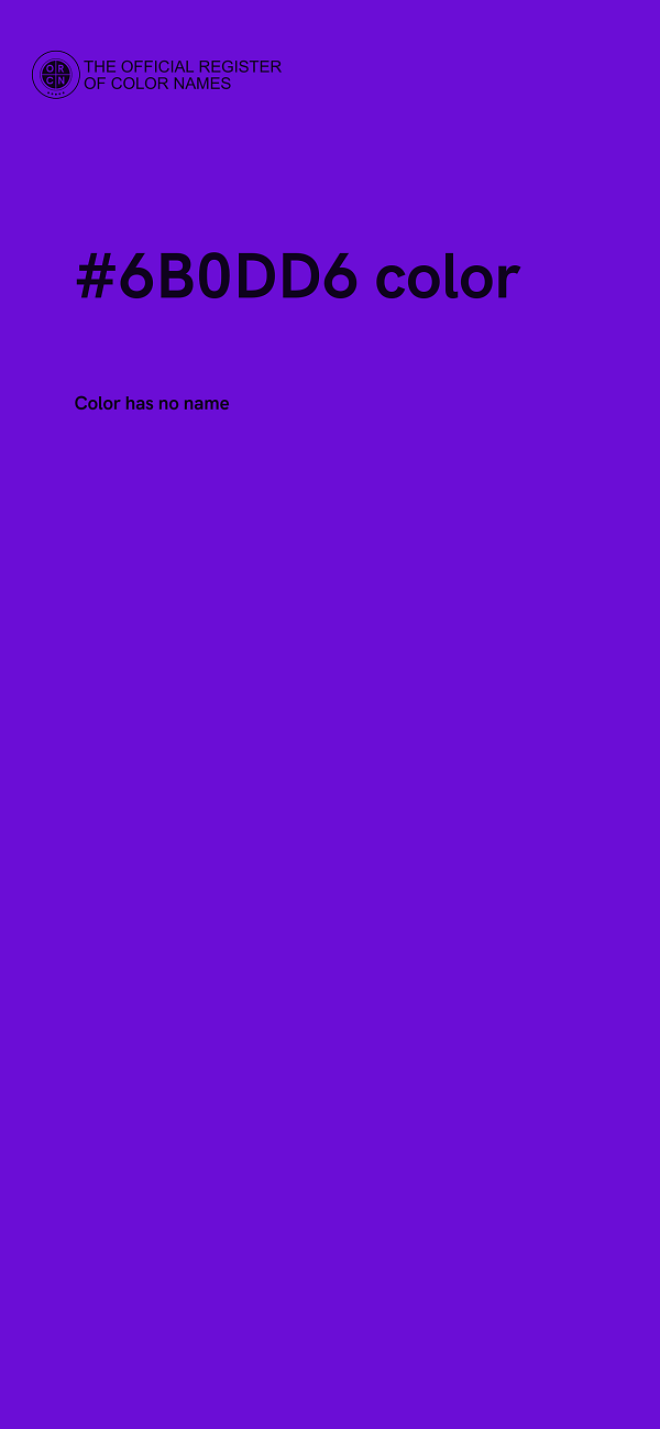 #6B0DD6 color image