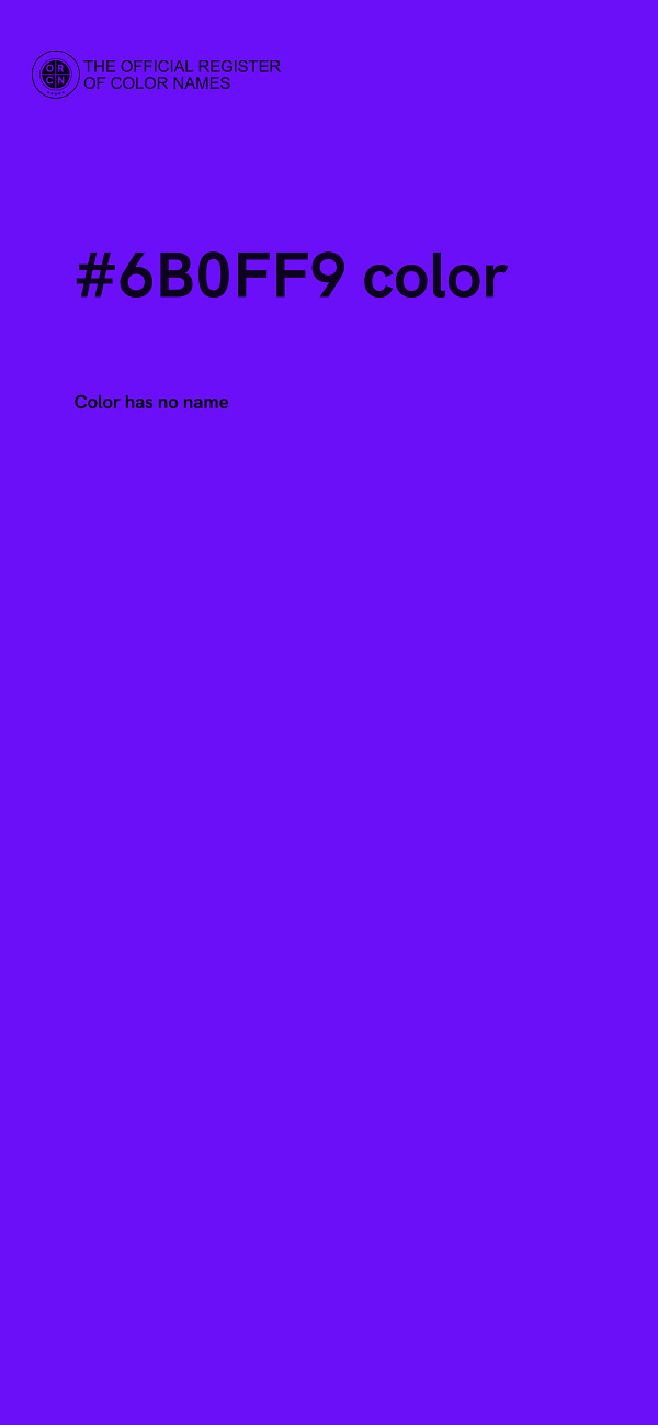 #6B0FF9 color image