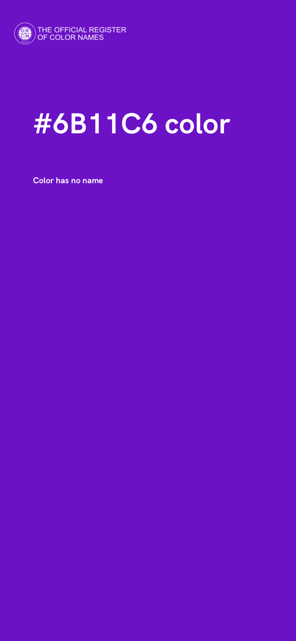 #6B11C6 color image