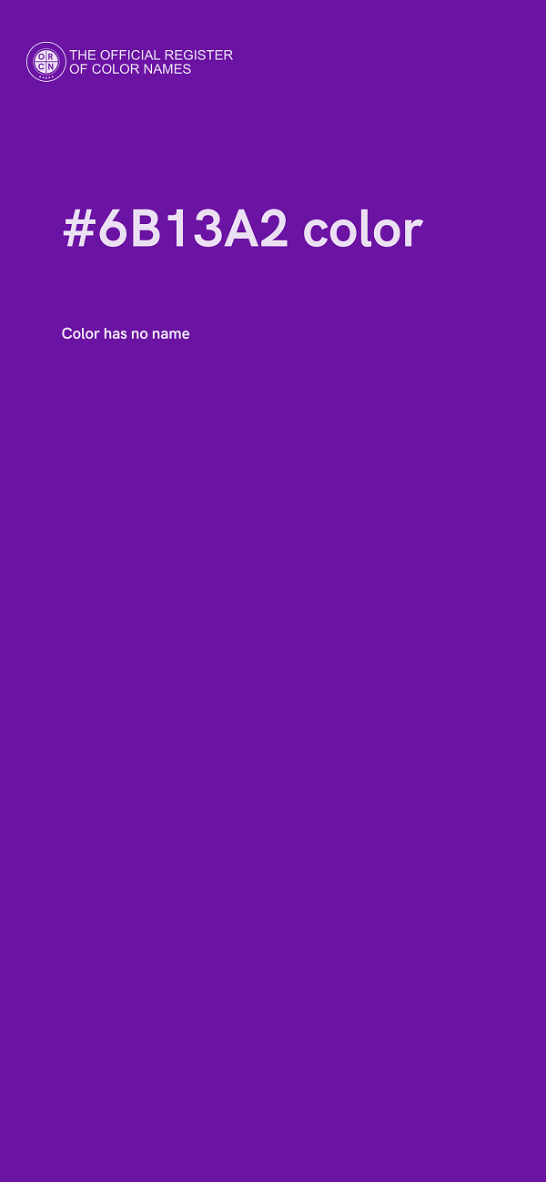 #6B13A2 color image