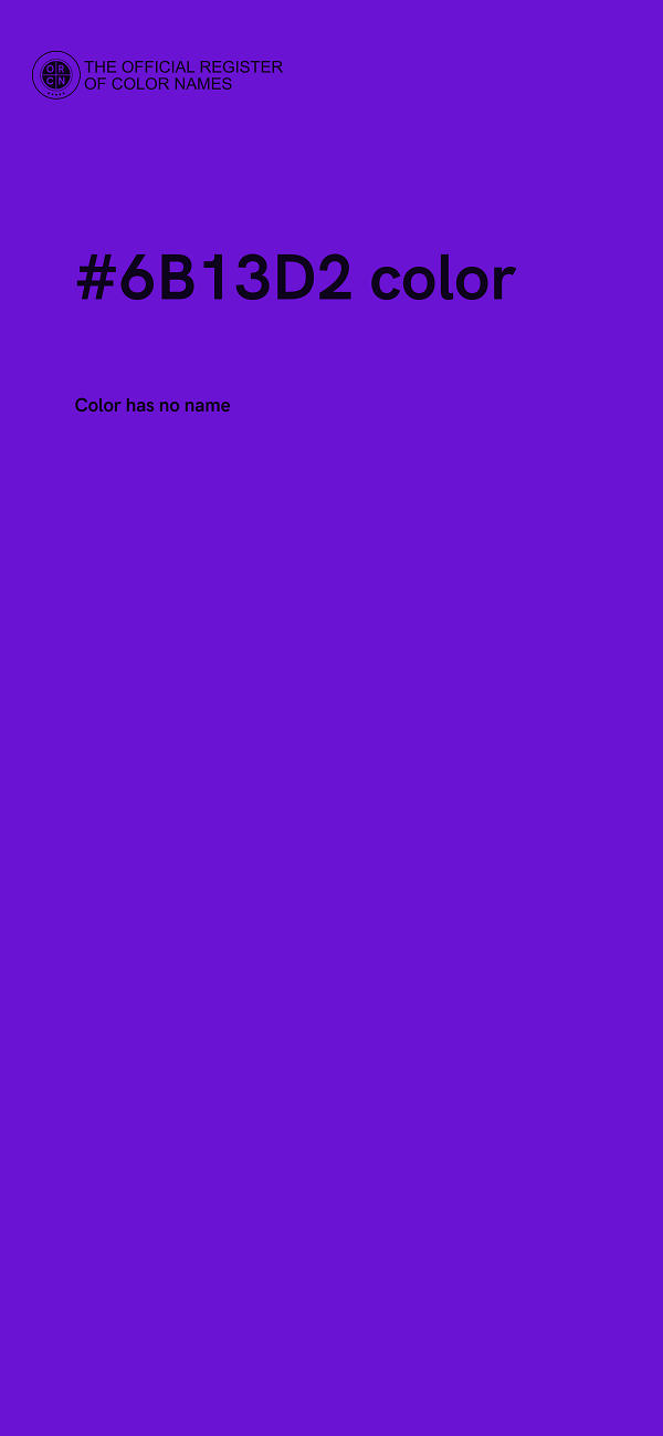 #6B13D2 color image