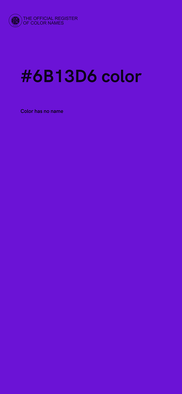 #6B13D6 color image