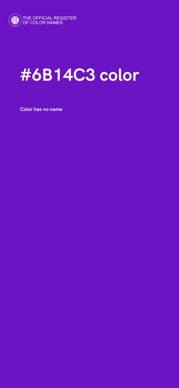 #6B14C3 color image