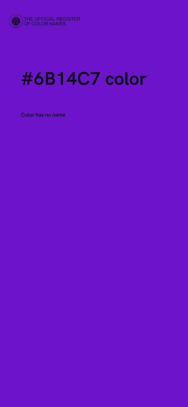 #6B14C7 color image