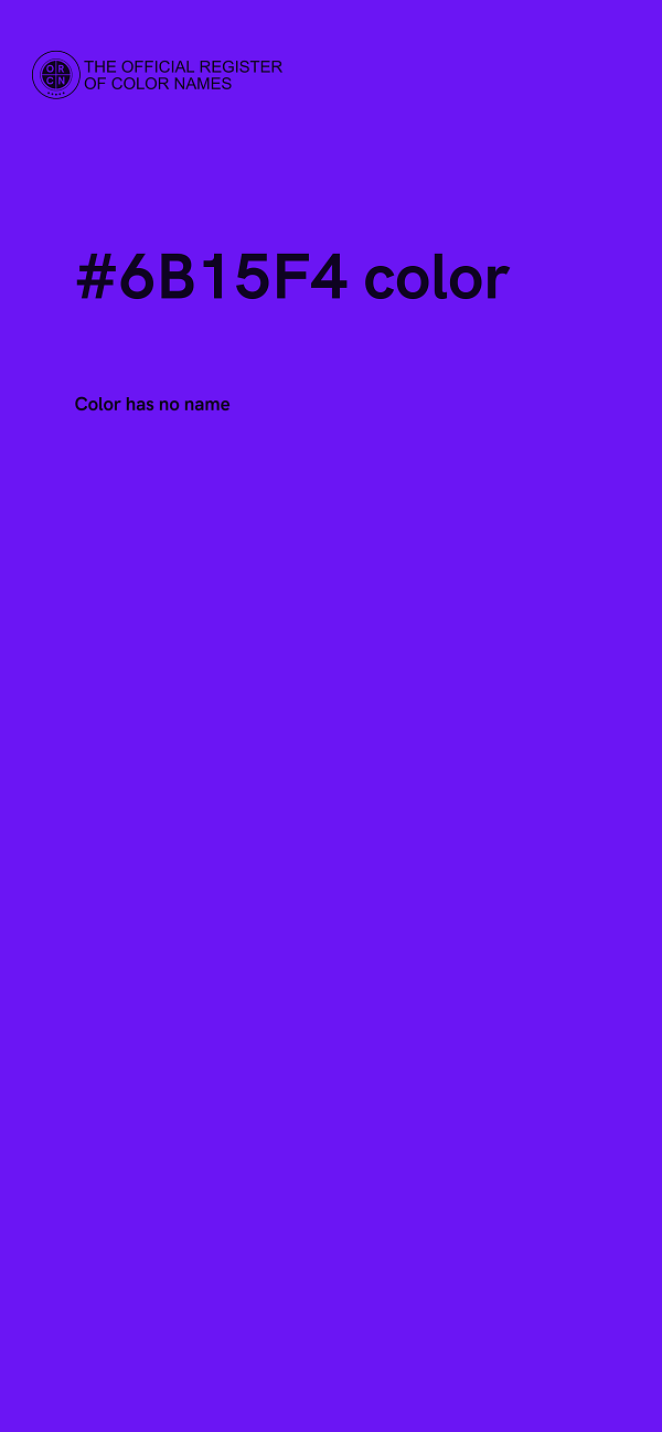 #6B15F4 color image