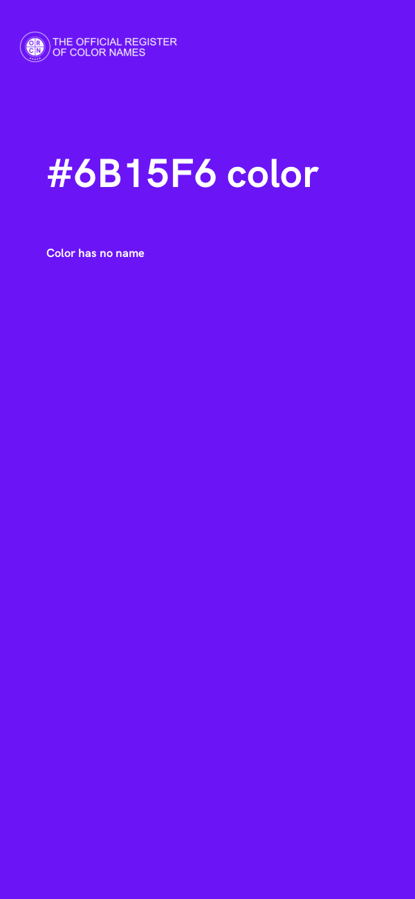 #6B15F6 color image