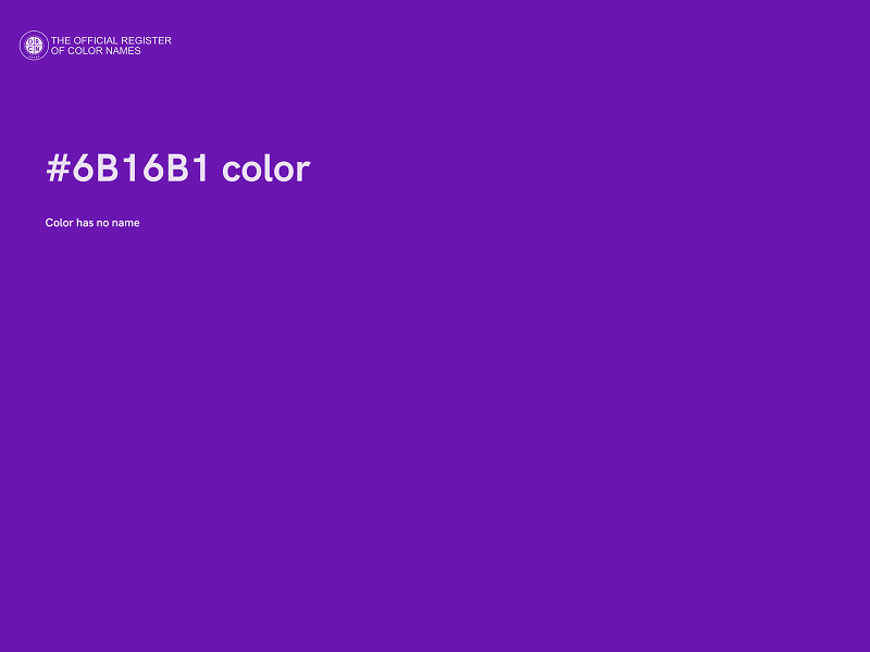 #6B16B1 color image