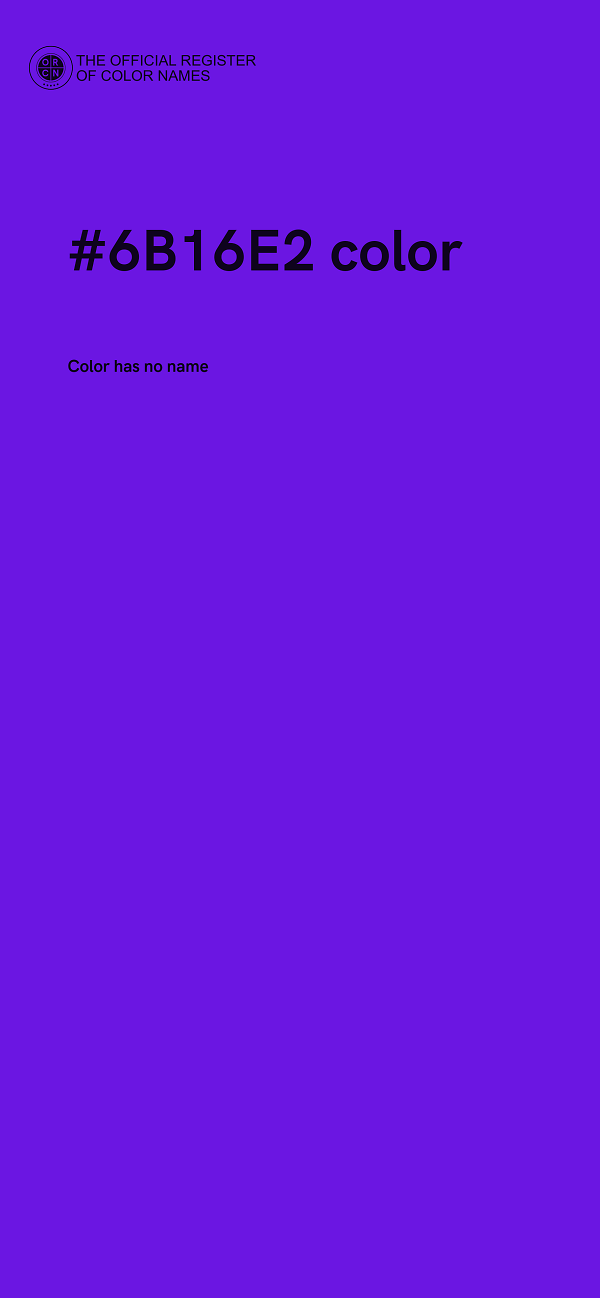 #6B16E2 color image
