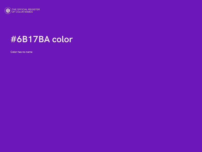 #6B17BA color image