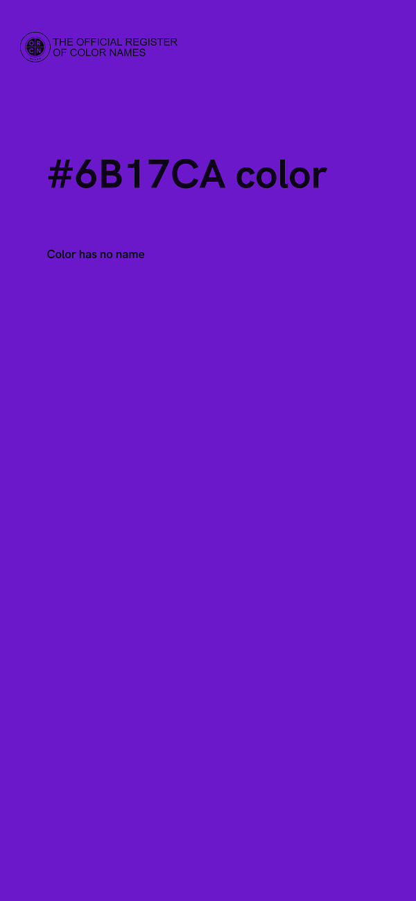 #6B17CA color image