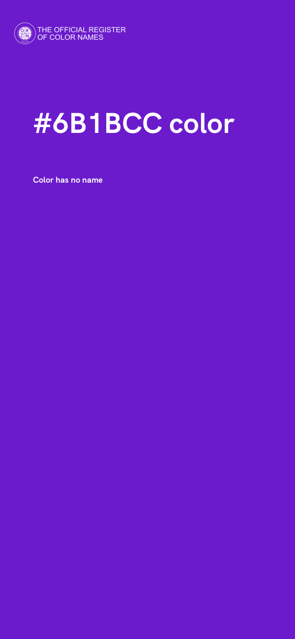 #6B1BCC color image