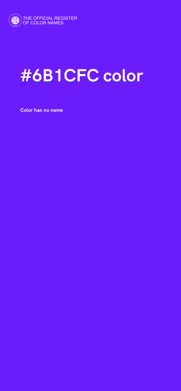 #6B1CFC color image