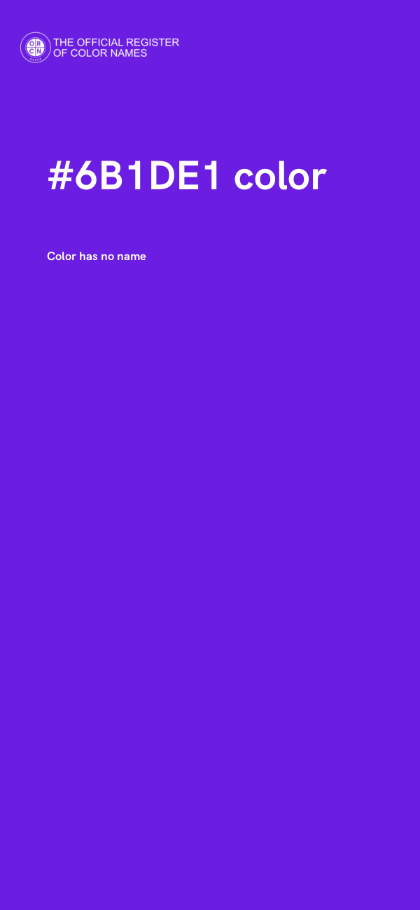 #6B1DE1 color image