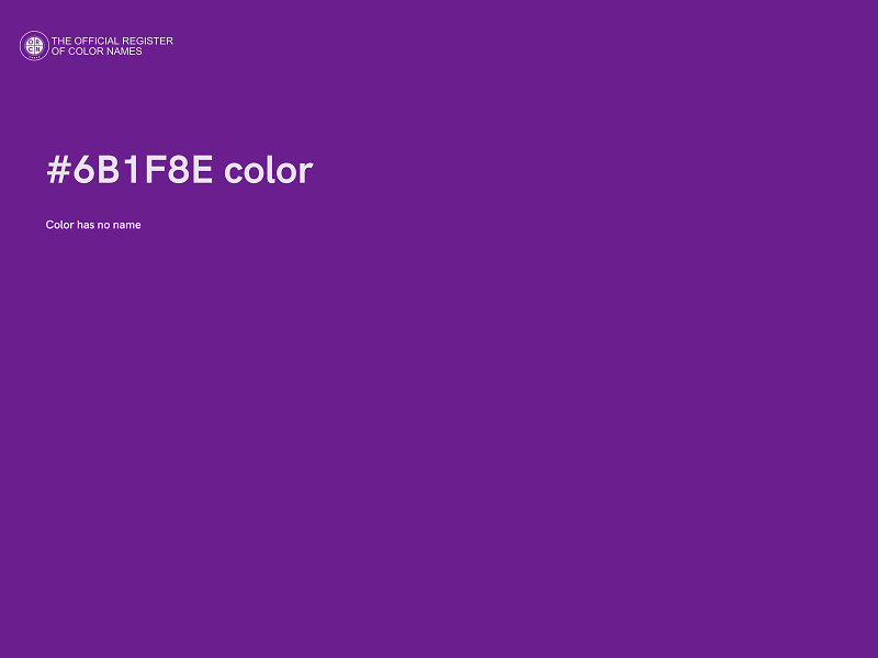 #6B1F8E color image