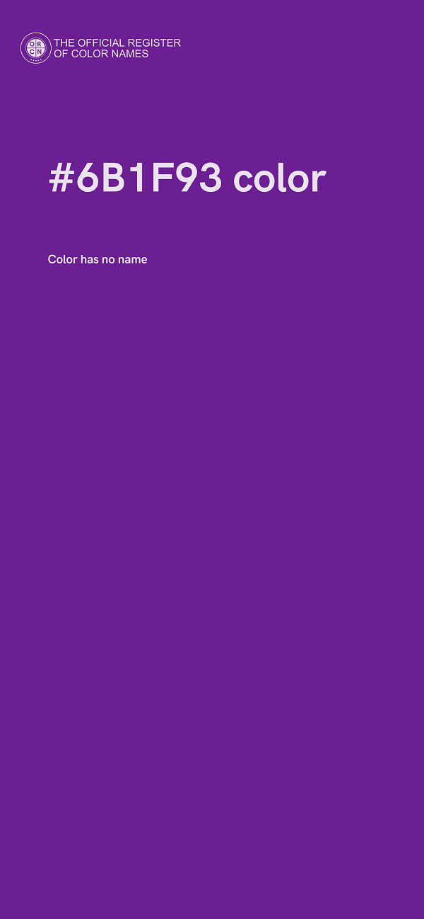 #6B1F93 color image