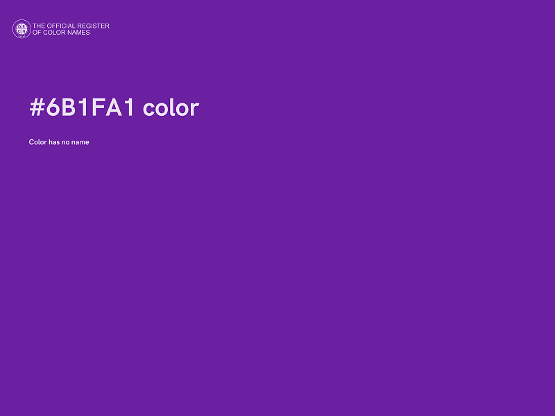 #6B1FA1 color image