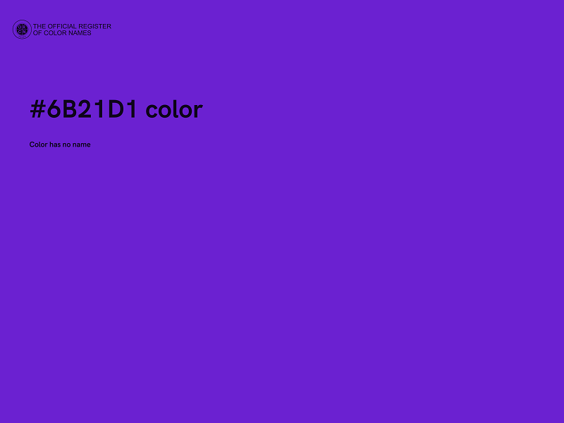 #6B21D1 color image