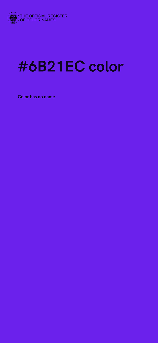 #6B21EC color image