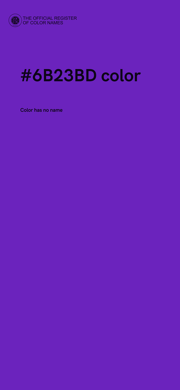 #6B23BD color image