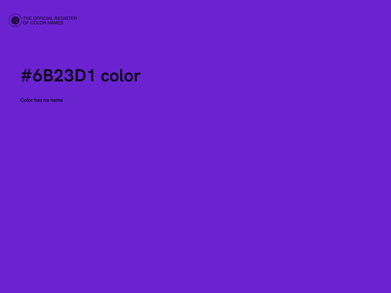 #6B23D1 color image