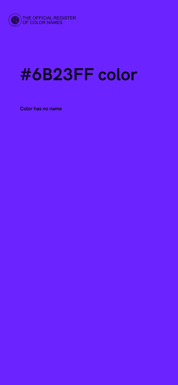 #6B23FF color image