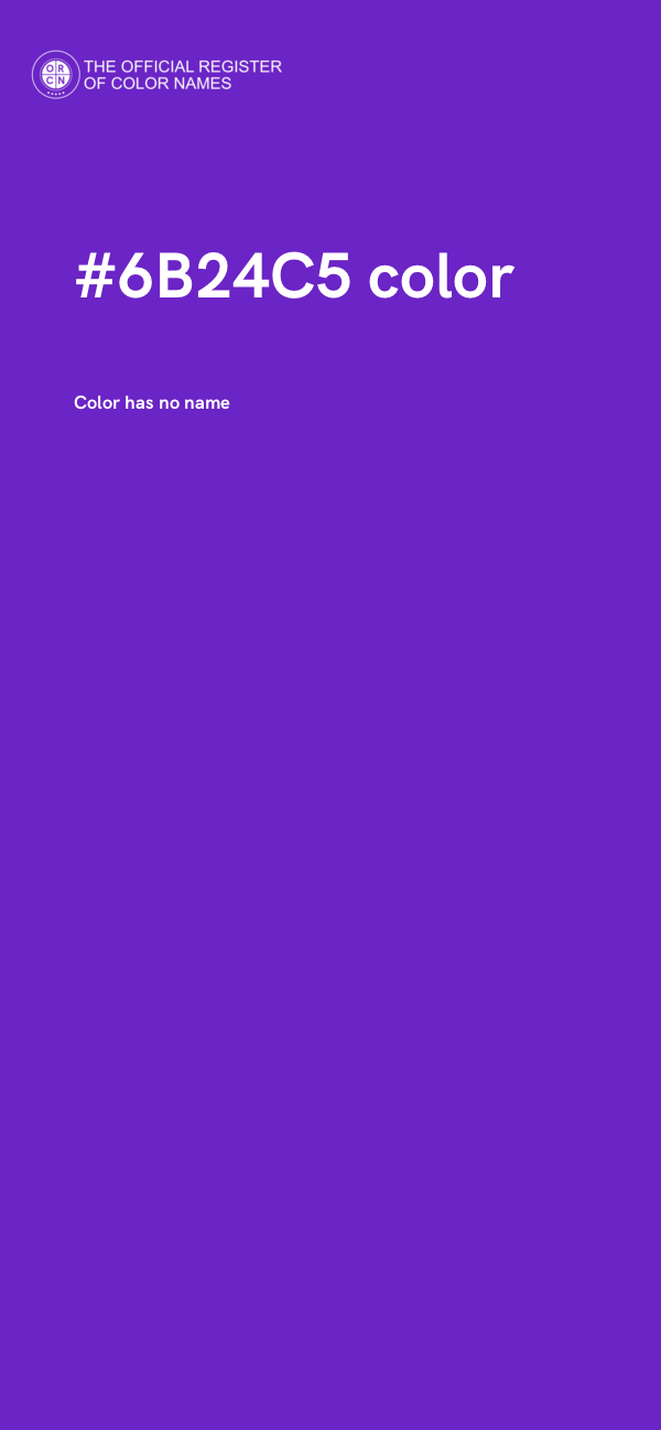 #6B24C5 color image